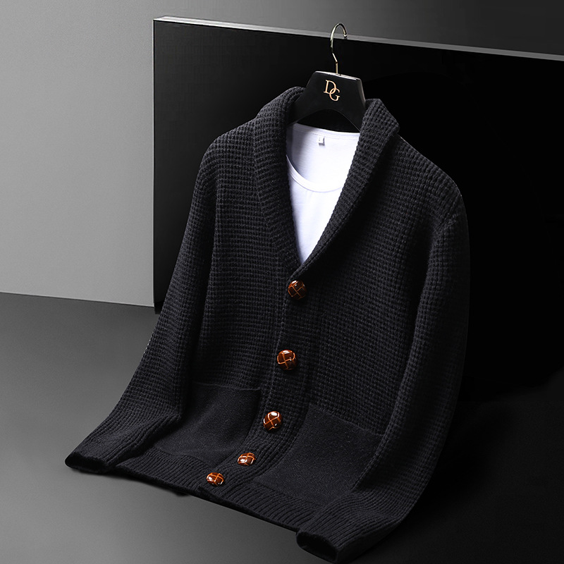 Jaqueta de Tricô de Luxo de Al - Men Fashion Korean Style avaliação e preço