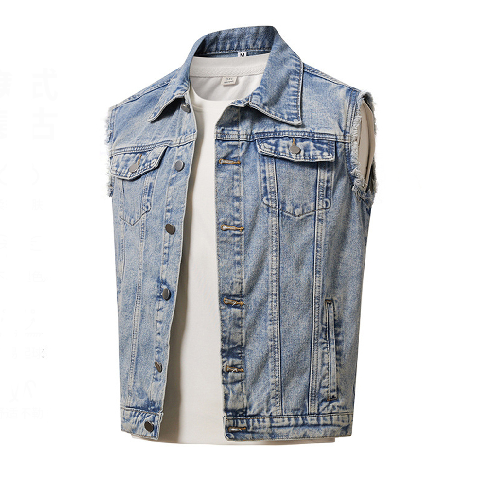 Colete Jeans Masculino Primave - Men'S Fashion Vest With Jeans avaliação e preço