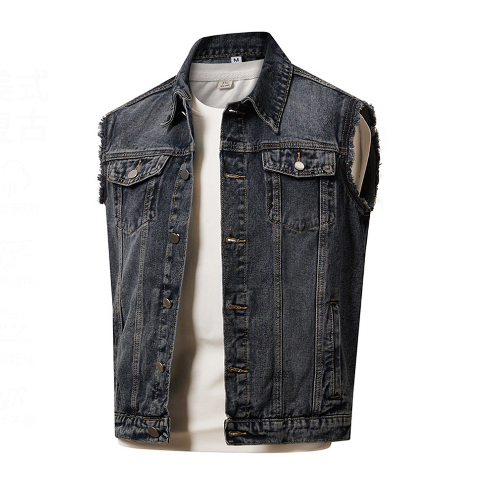 Colete Jeans Masculino Primave - Men'S Fashion Vest With Jeans avaliação e preço