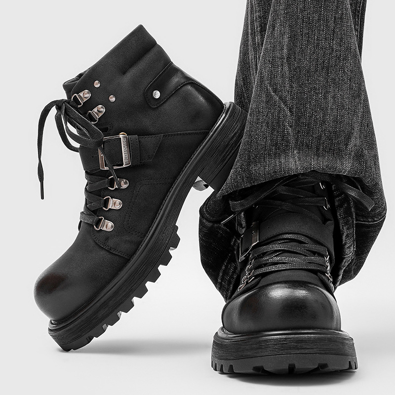 Marca masculina botas de couro - Men'S Fashion Brands avaliação e preço