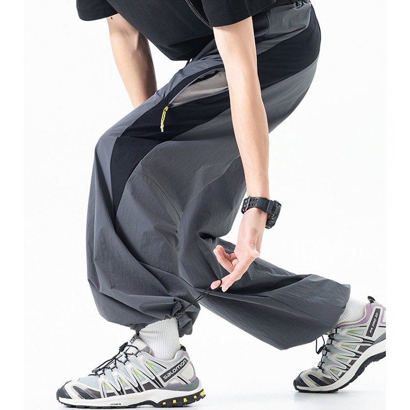 Calças Unissex de Seda Gelada  - Cargo Jogger Pants avaliação e preço