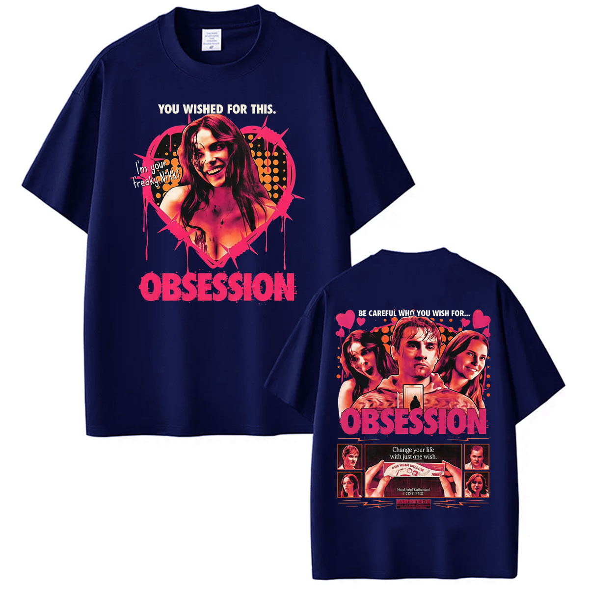 Camiseta One Wish Willow Obses - Men'S Fashion Pink Shirt avaliação e preço