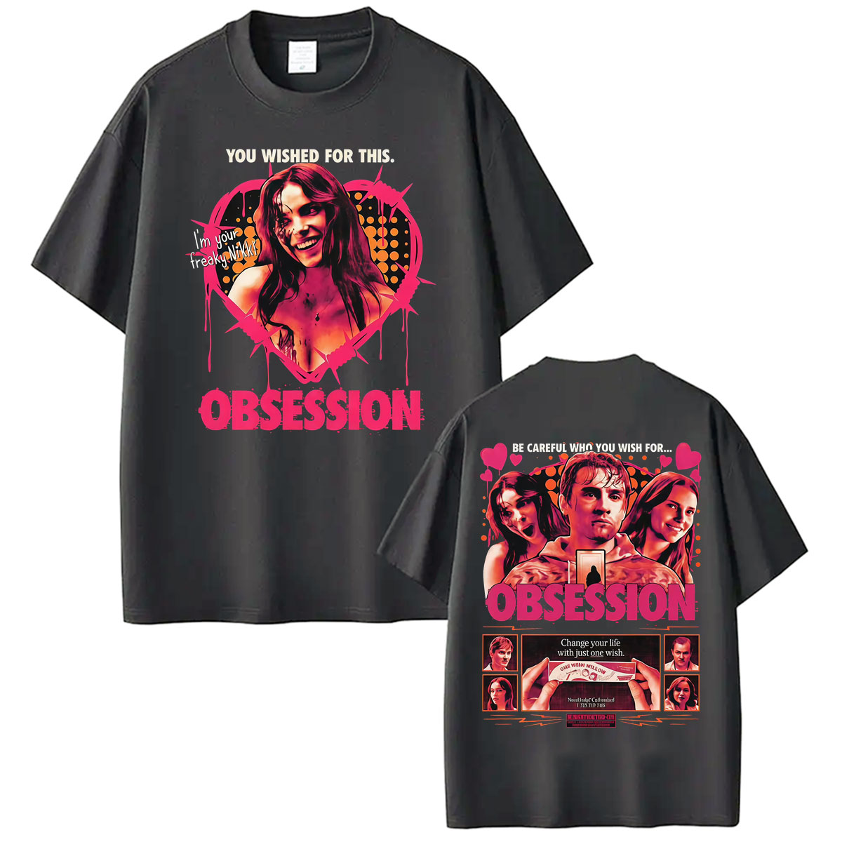 Camiseta One Wish Willow Obses - Men'S Fashion Pink Shirt avaliação e preço