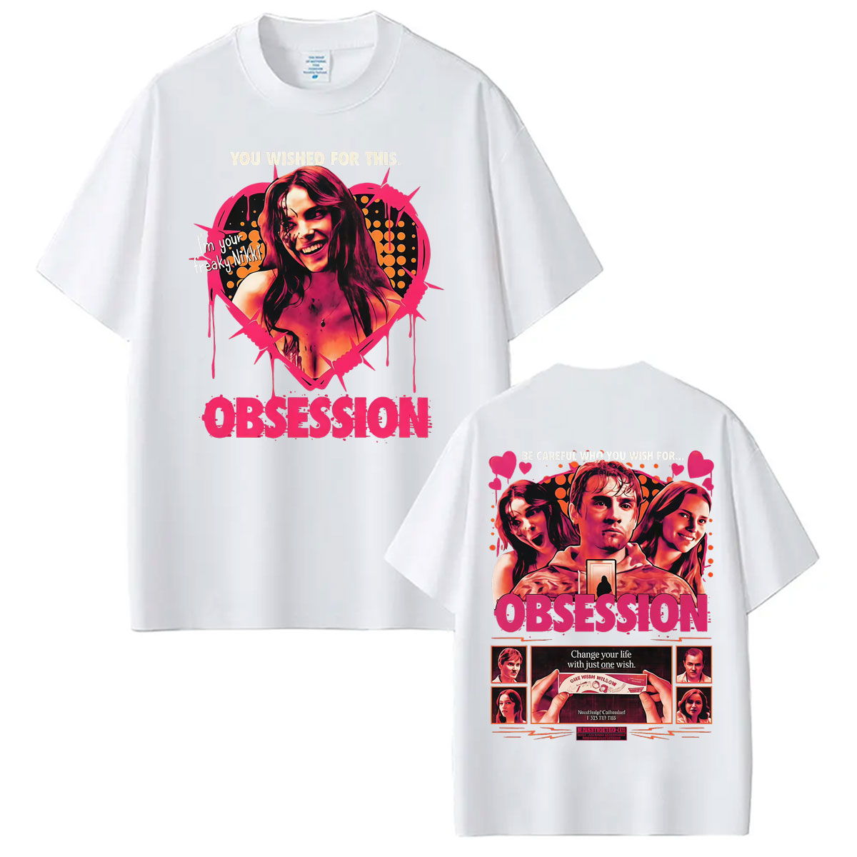 Camiseta One Wish Willow Obses - Men'S Fashion Pink Shirt avaliação e preço