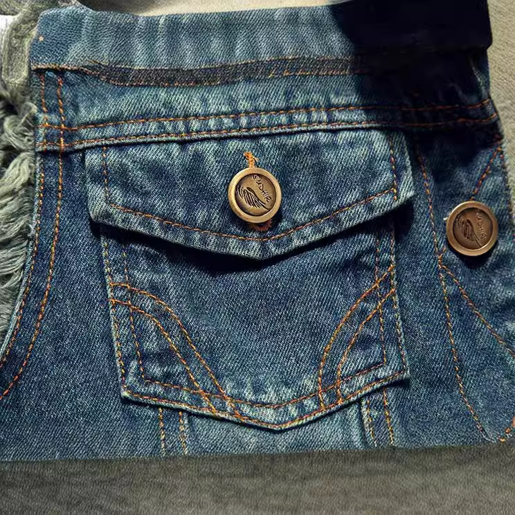 Novas Coletes Jeans Masculinas - Men'S Fashion Vest With Jeans avaliação e preço