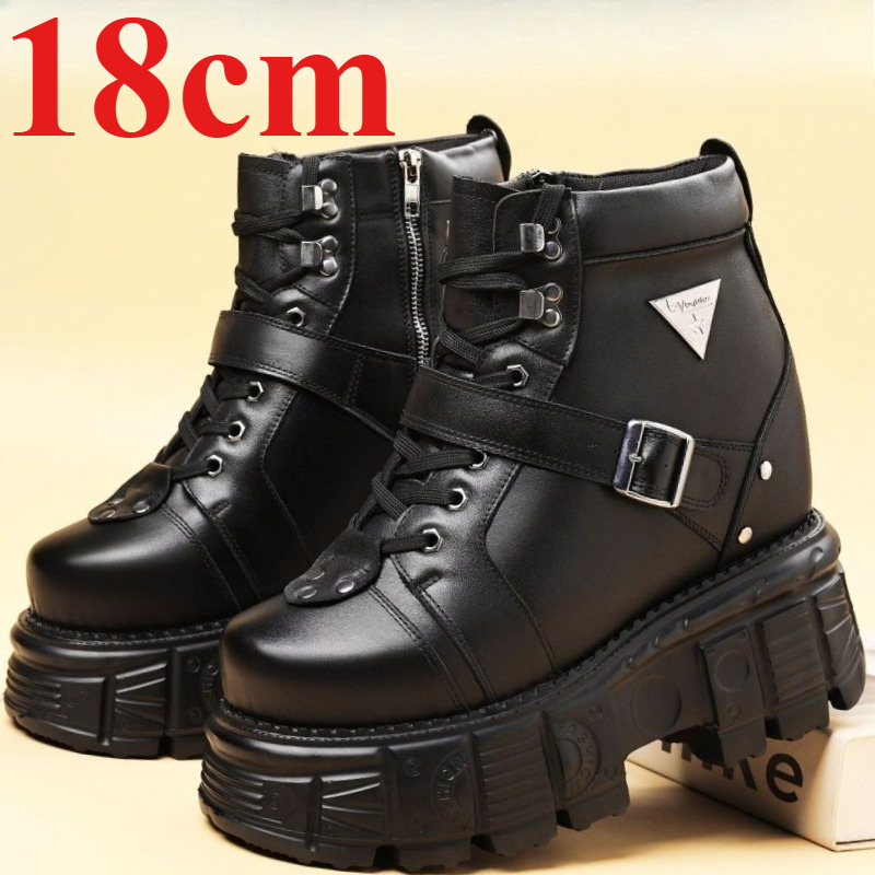 Botas de Couro Genuíno para Mo - Fashion Men'S Boots avaliação e preço