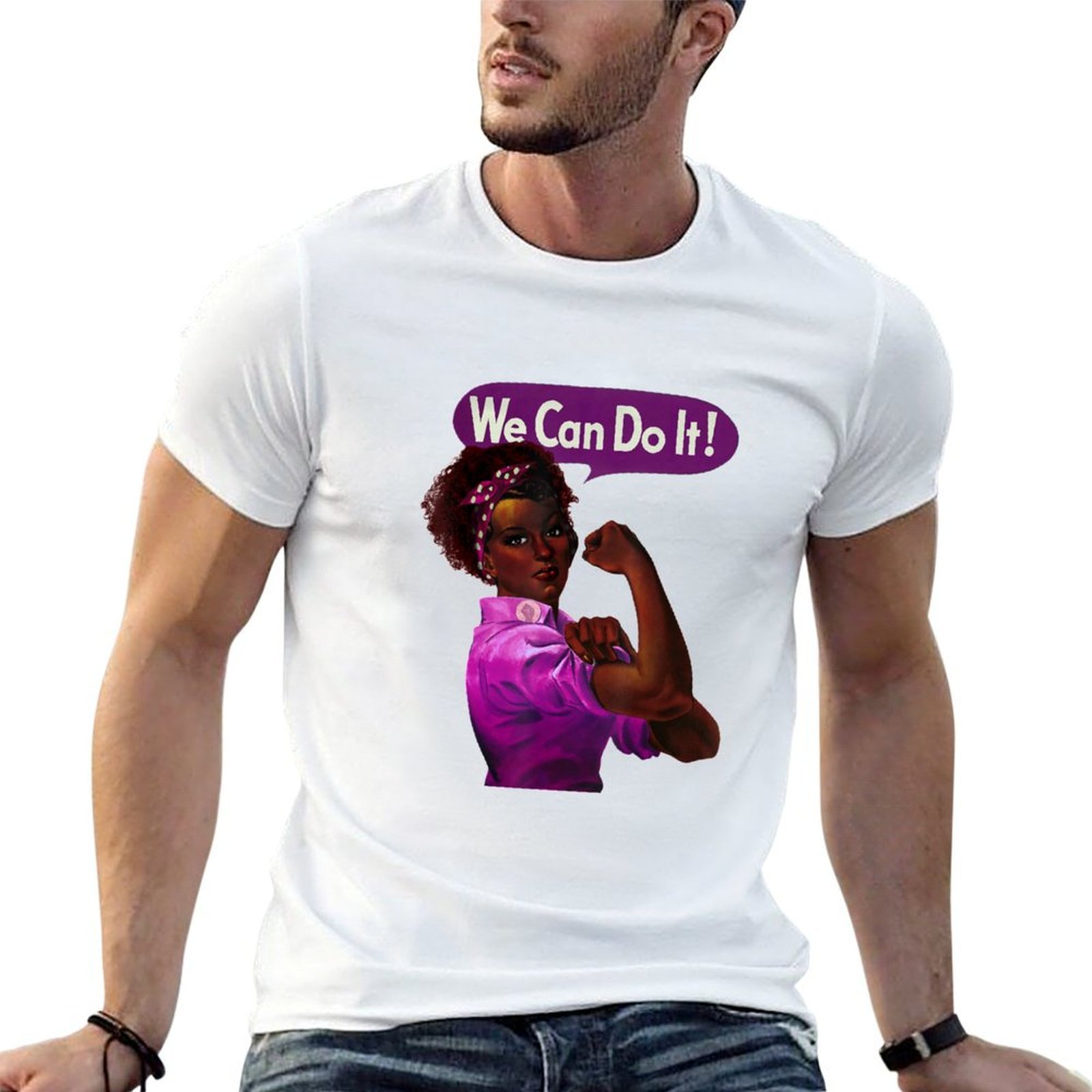 Camiseta Rosie the Riveter Bla - Men'S Fashion History avaliação e preço