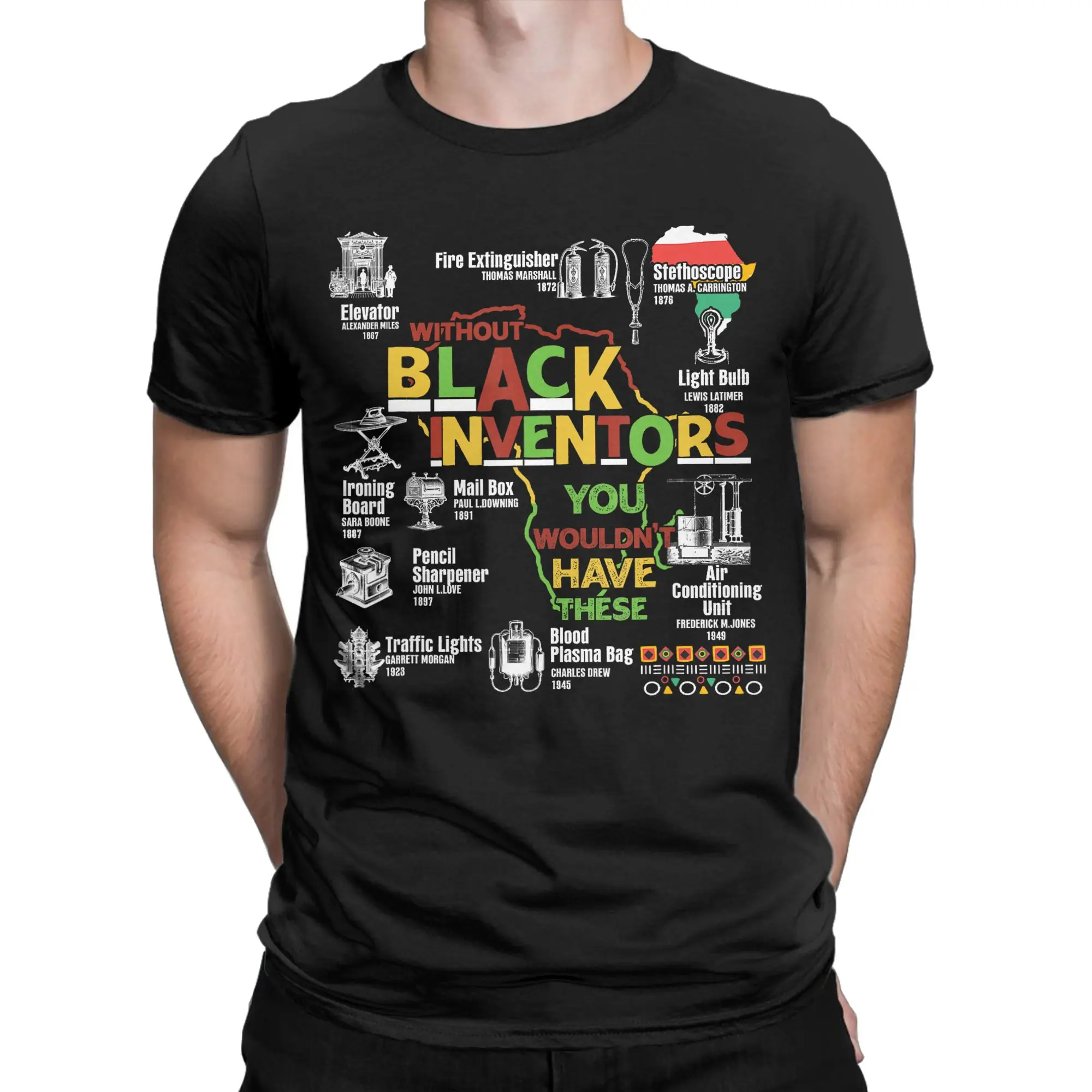 Camiseta masculina de algodão  - Men'S Fashion History avaliação e preço