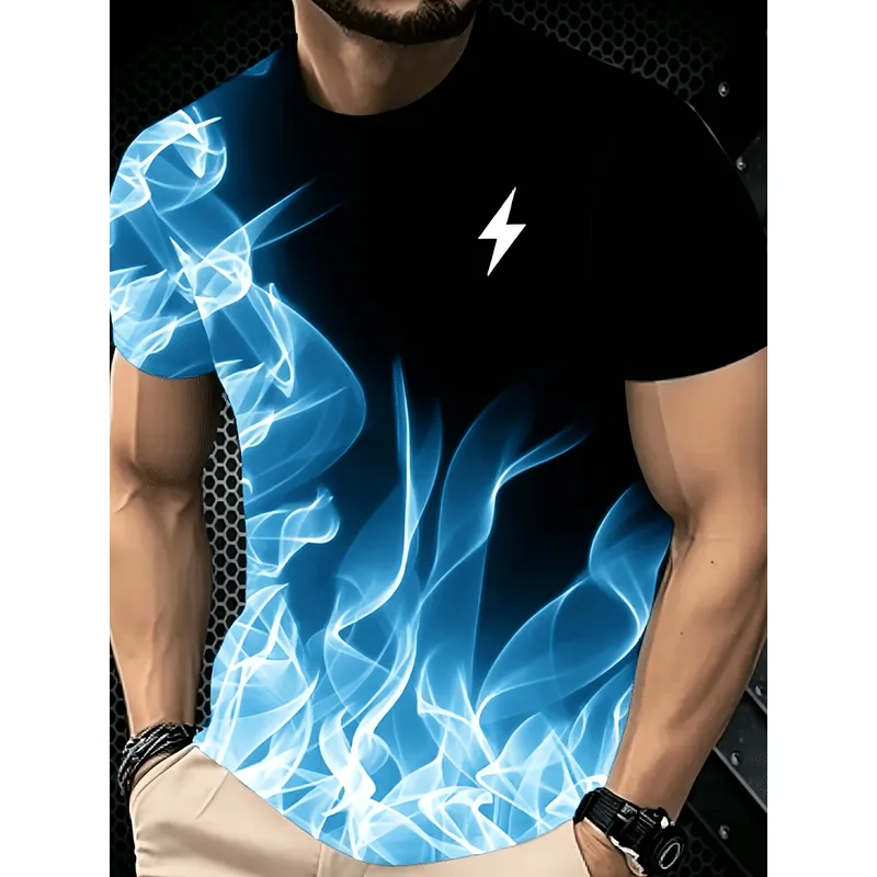 Camiseta Masculina com Estampa - Men'S Fashion Pink Shirt avaliação e preço