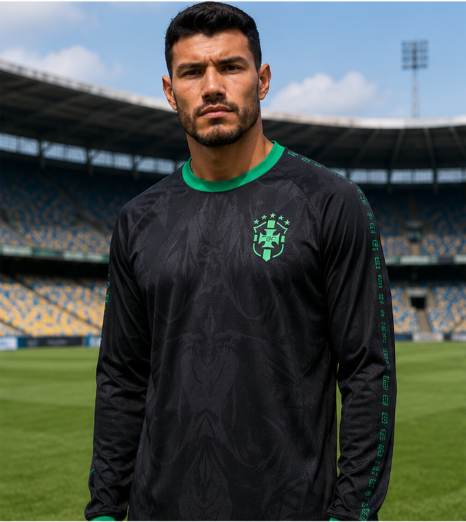 Camisa de Futebol de Manga Lon - Queer Men'S Fashion avaliação e preço
